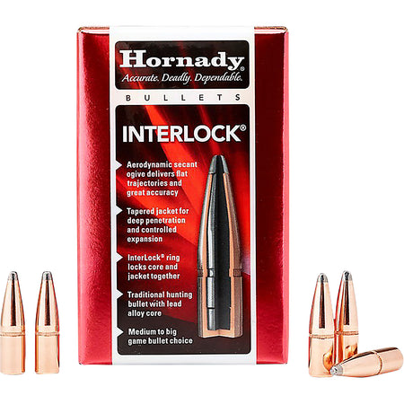 Hornady 270 Caliber .277 150gr InterLock Spire Point Bullets 100/Box