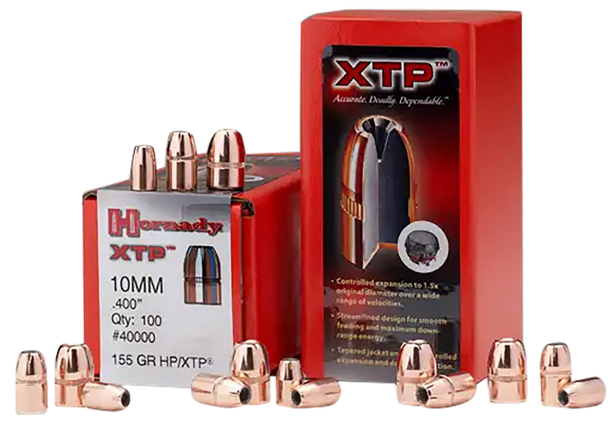 Hornady 9mm .355 115 gr XTP Hollow Point Projectiles 100 Per Box