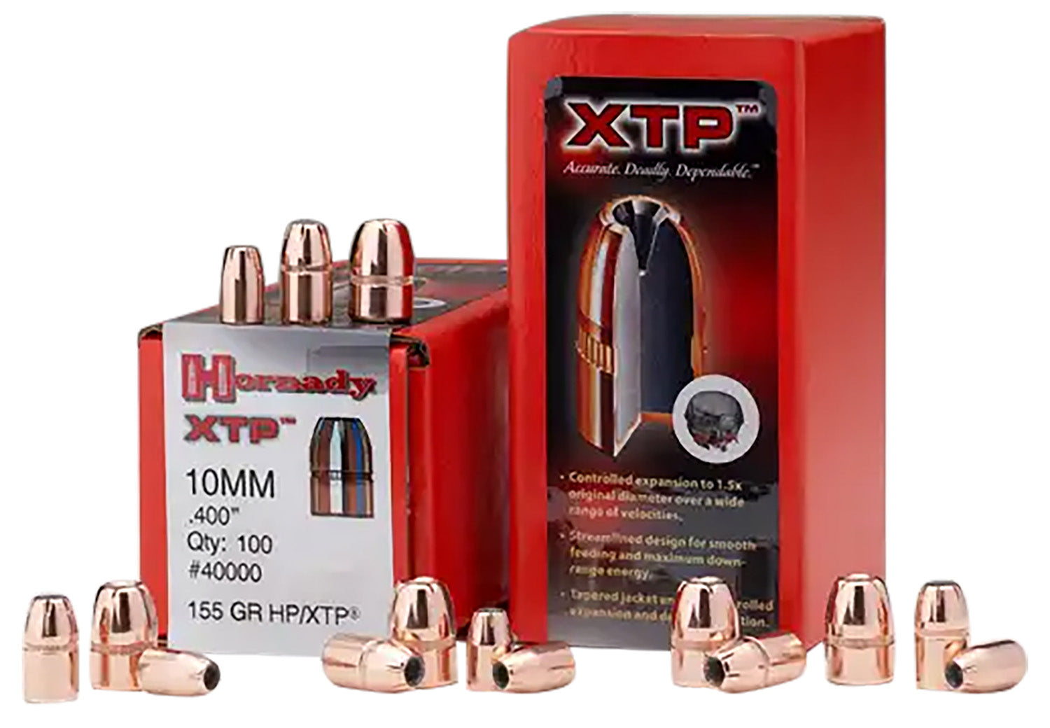 Hornady XTP .357 140 gr Handgun Hollow Point Reloading Bullets 100/Box