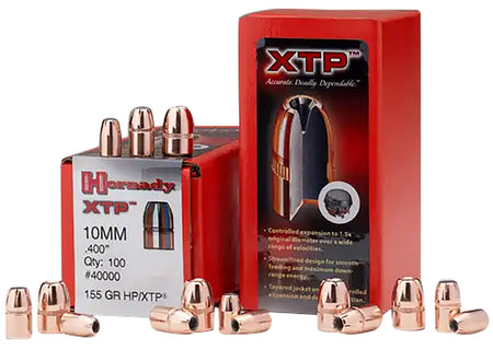 Hornady XTP 10mm Auto .400 200 gr HP Reloading Bullets 100/Box