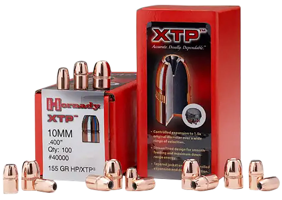 Hornady XTP 10mm Auto .400 200 gr HP Reloading Bullets 100/Box