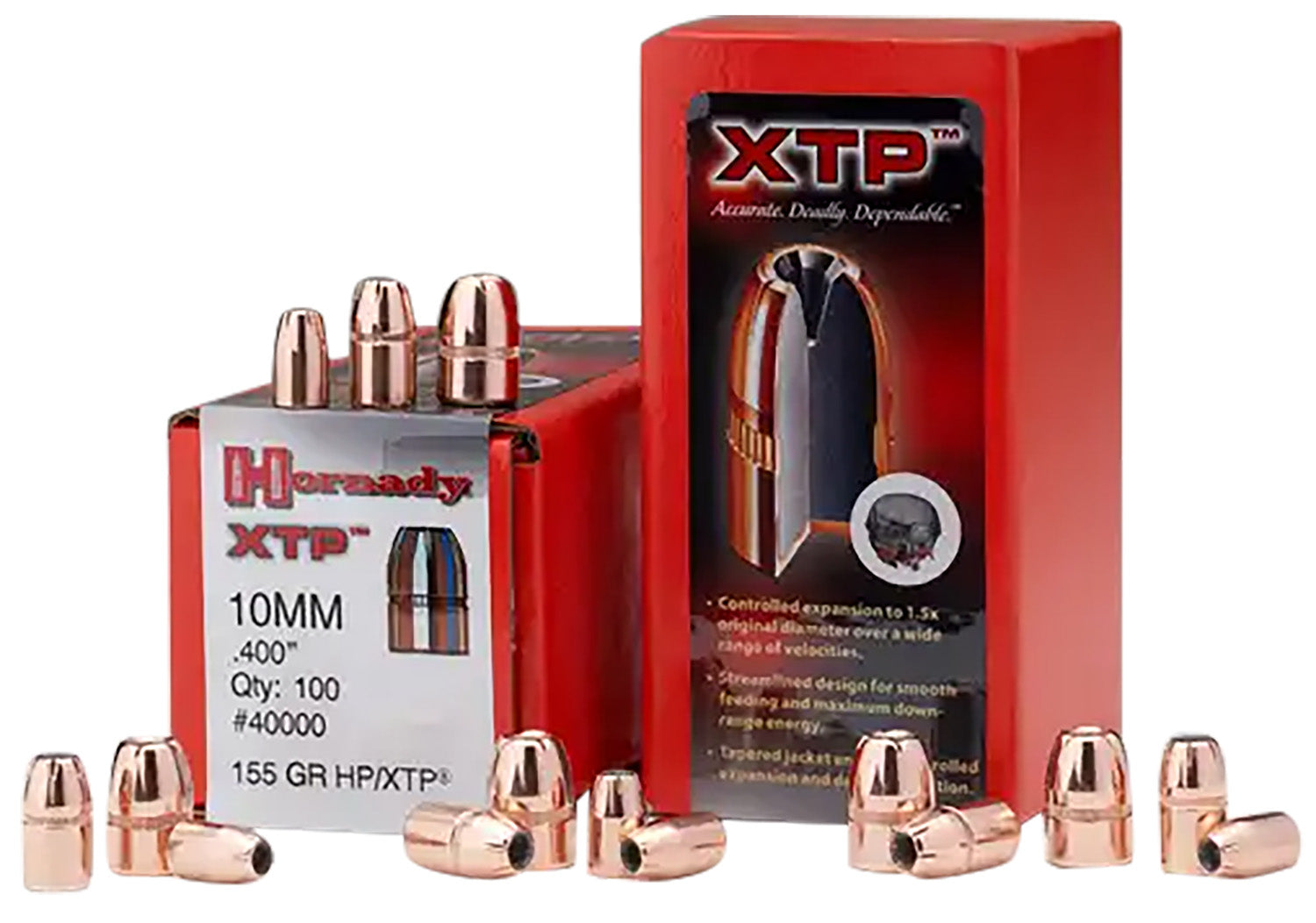 Hornady XTP .430 180 gr 44 Cal HP Reloading Bullets 100/Box
