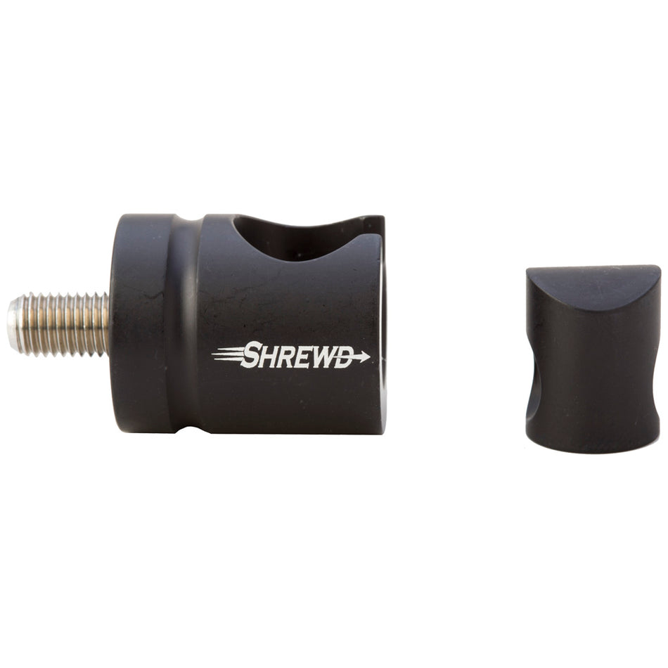 Shrewd Quick Disconnect Bow Stabilizer - Matte Black Straight
