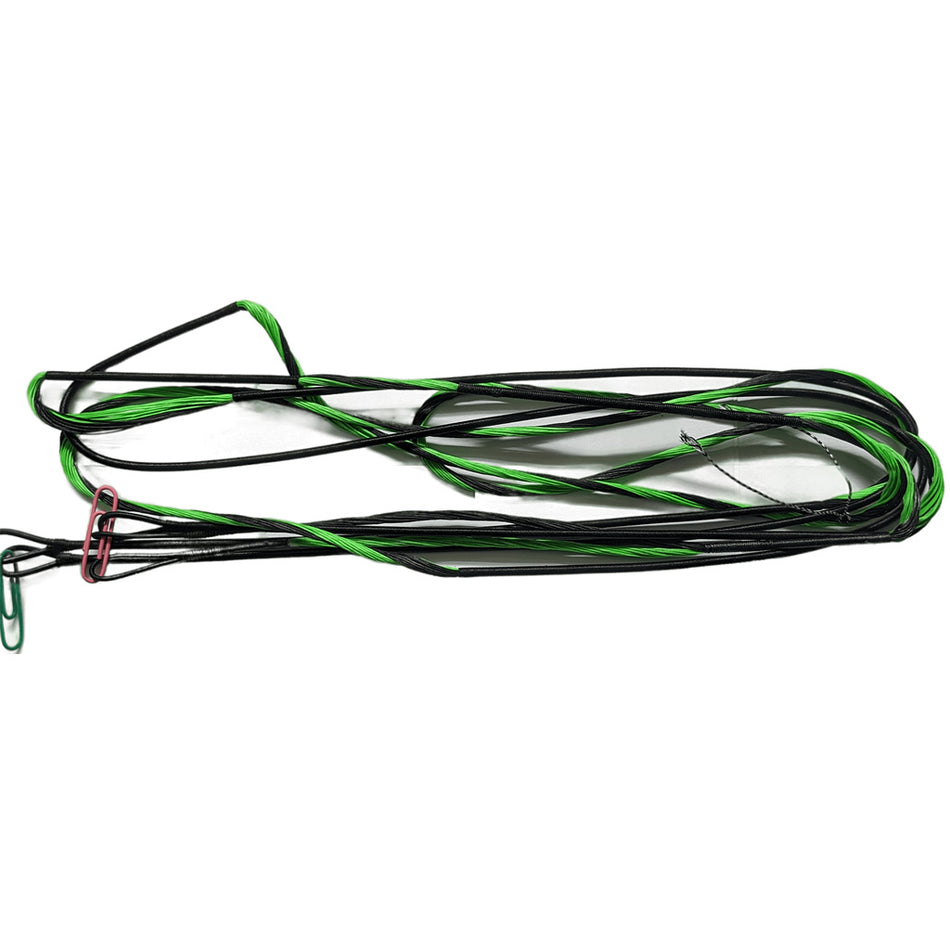 J&D Genesis D97 String and Cable Kit Black/Flo Green