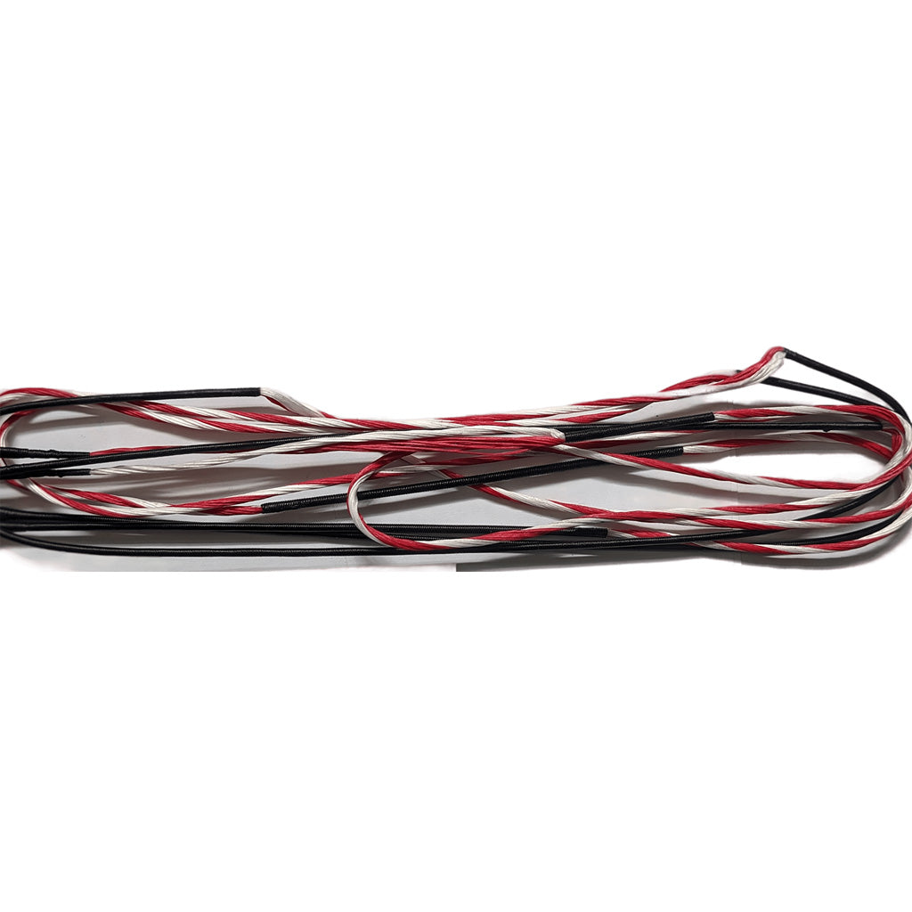 J and D Genesis Bow String and Cable Kit White/Red D97