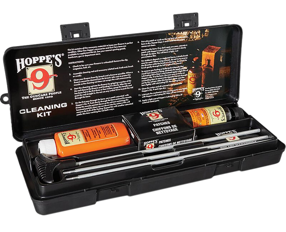 Hoppe's UO Rifle and Shotgun Cleaning Kit All Calibers – Storage Box Included