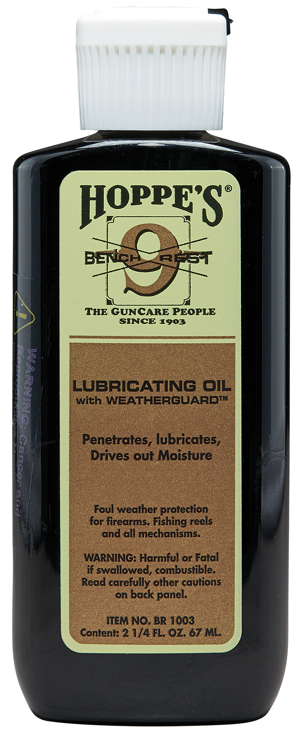 Hoppe's No. 9 Bench Rest Gun Oil 2.25 oz Squeeze Bottle 10 Per Pack