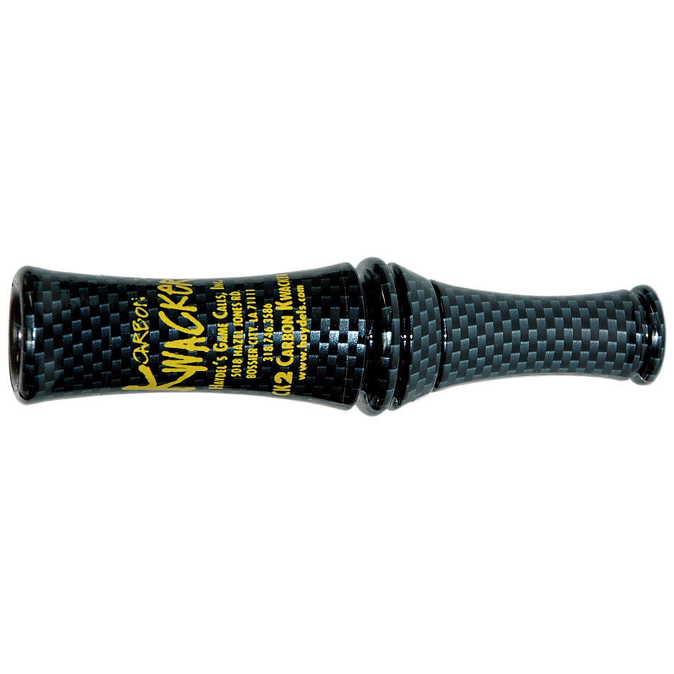 Haydels CK-2 Carbon Kwacker Double Reed Mallard Duck Call