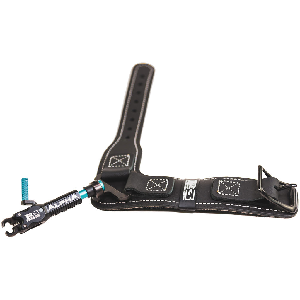 B3 Alpha Swivel Stem Archery Release Double Caliper Black