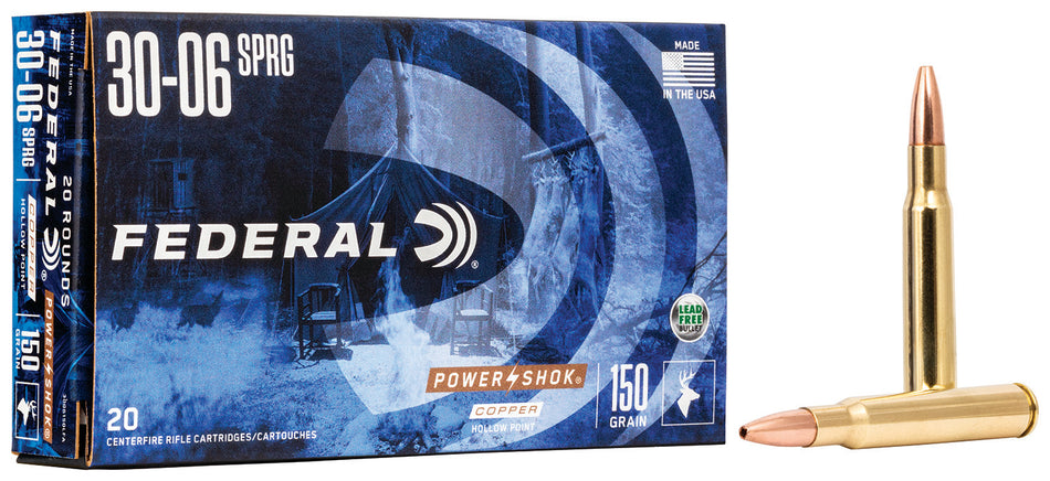 Federal .270 Winchester 270130LFA PowerShok Copper Hollow Point 130 Grain