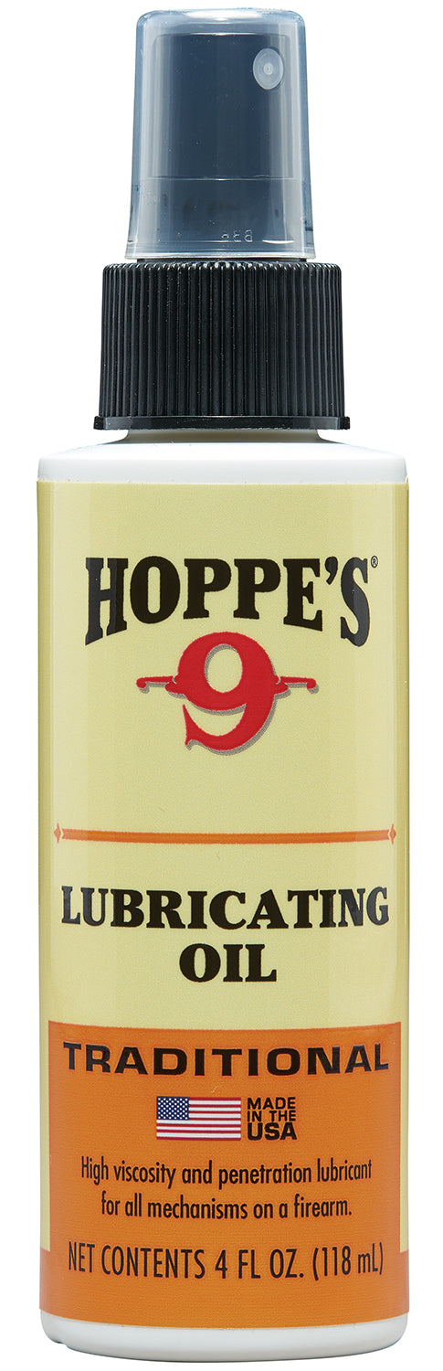 Hoppe's No. 9 Traditional Lubricating Oil 1004 4-Ounce Pump Bottle