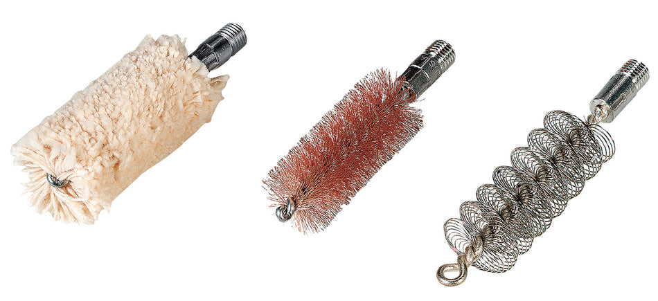 Hoppe's 3-Piece Bore Brush and Swab Set 12 Gauge Shotgun