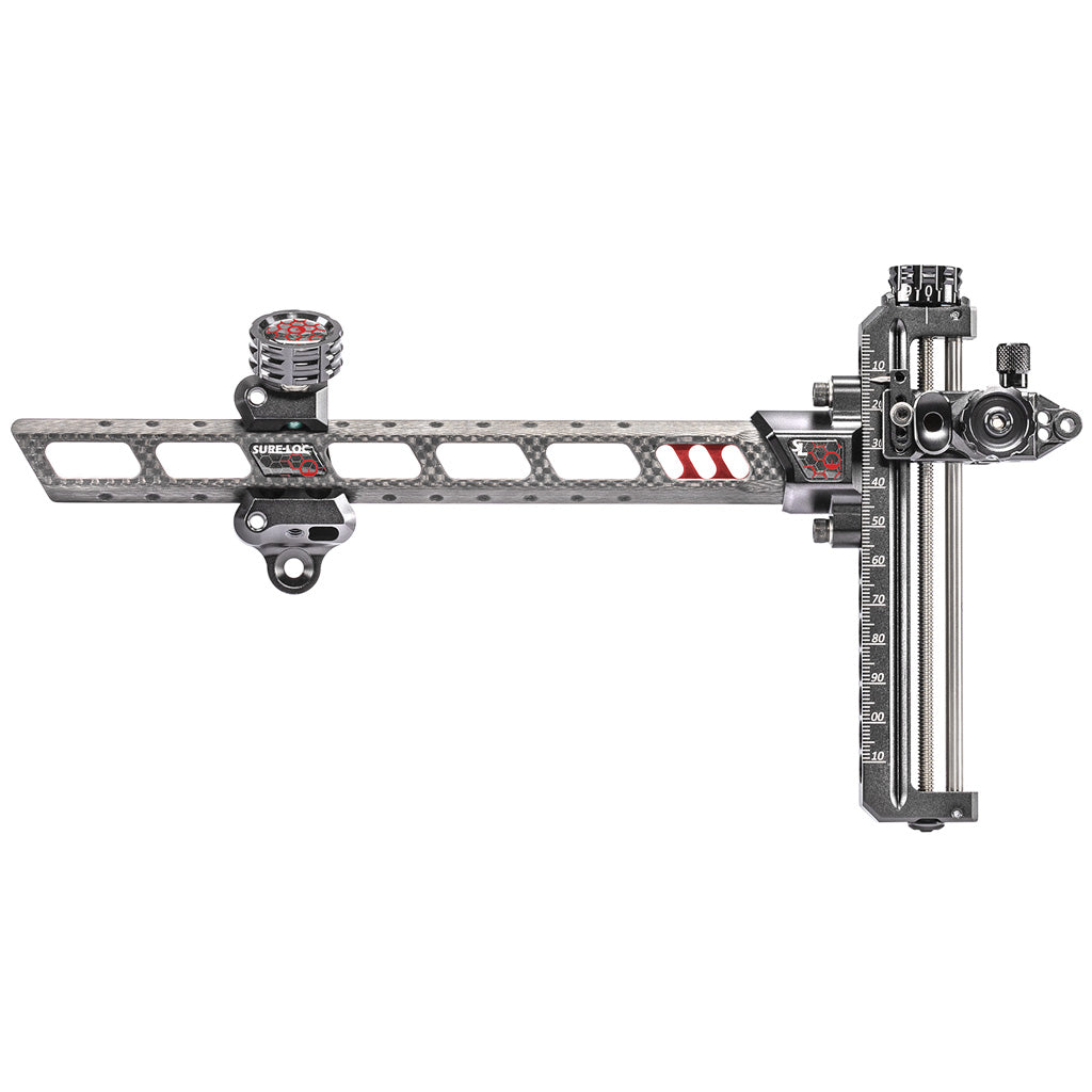 SureLoc Adrenaline Red RH Bow Sight Carbon Fiber