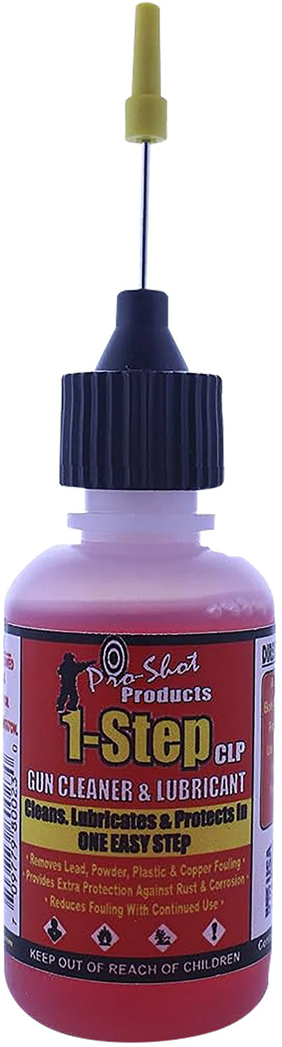 Pro-Shot 1 Step CLP 1STEP1NEEDLE 1 oz Squeeze Bottle Gun Cleaner Lubricant Protectant