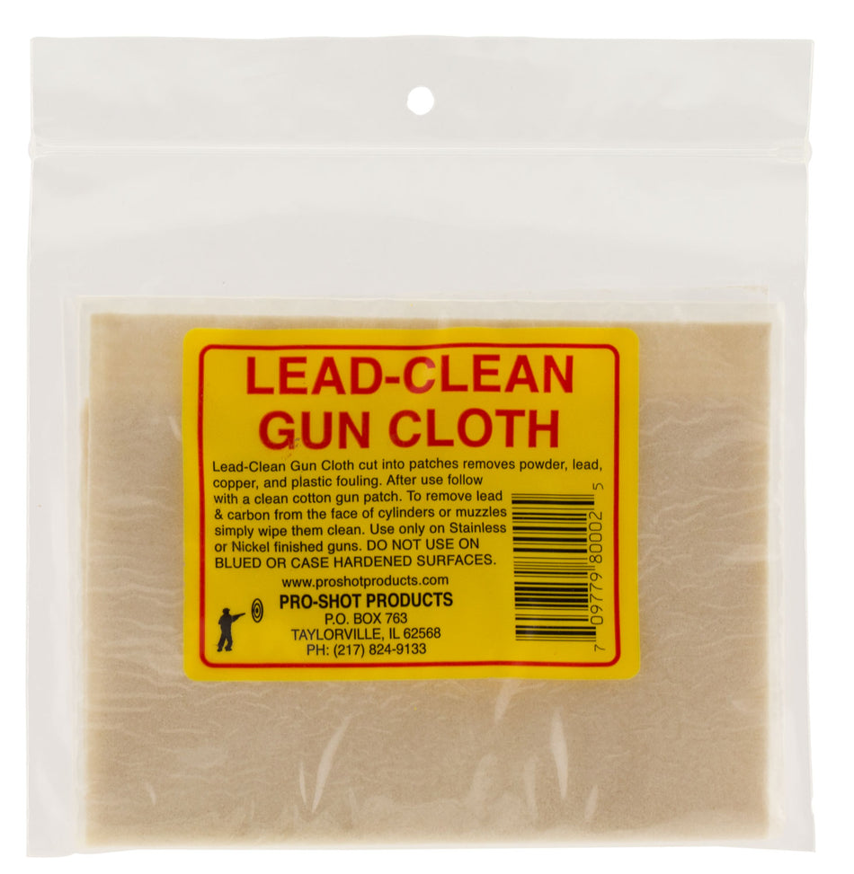 Pro-Shot Lead Clean Cloth LCC Cotton Gun Cleaning Cloth 8.75" x 11.25"