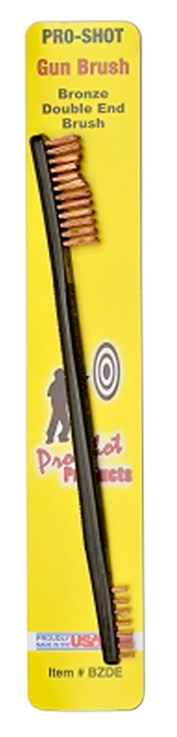 Pro-Shot All Purpose Double Ended Bronze Bristle Gun Brush Universal