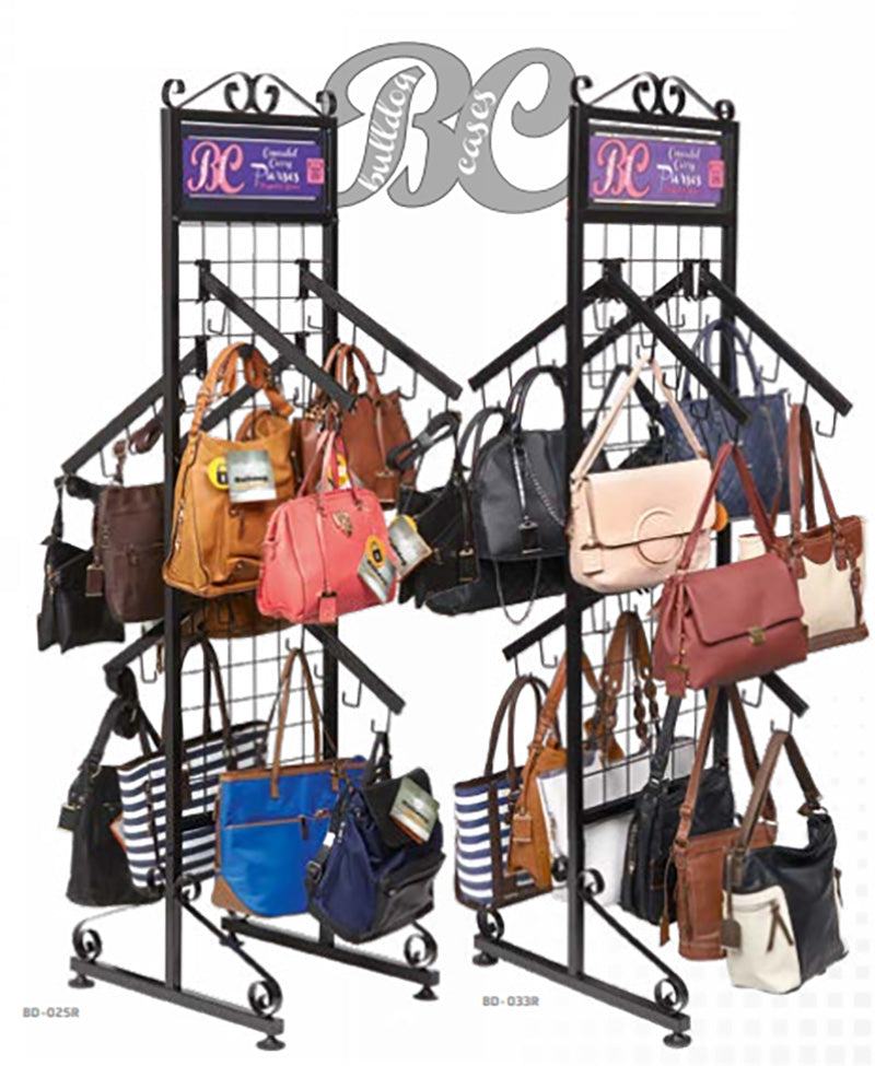Bulldog Concealed Carry Purse Retail Display with Free Rack - 13 Models / 20 Purses