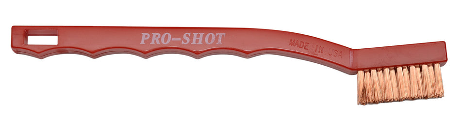 Pro-Shot Universal Gun Brush with Stiff Bronze Bristles
