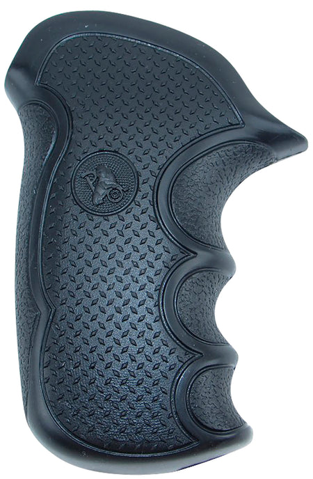 Pachmayr Diamond Pro Grip 02474 Diamond Checkered Rubber – Taurus Compact Public Defender Revolver
