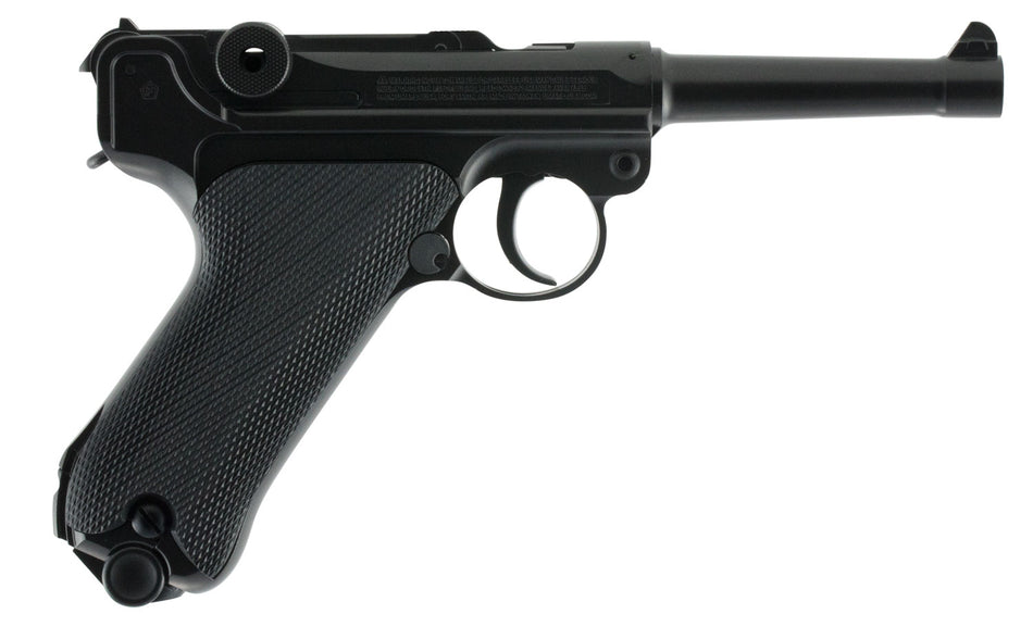 Umarex 2251800 Legends P.08 CO2 Air Pistol .177 BB 21-Round Black Grips