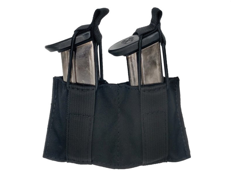 TacShield Double Speed Load Pistol Pouch MOLLE Black