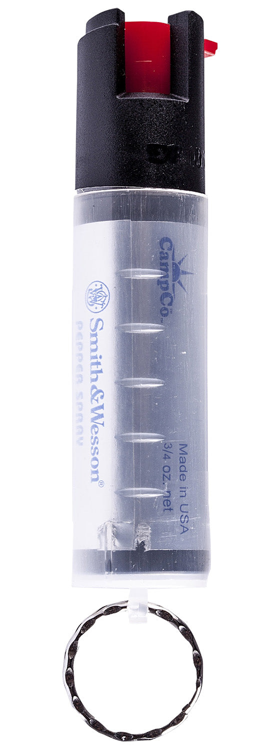 Smith & Wesson Keychain OC Pepper Spray 1251 0.75 oz Clear Case 10 ft