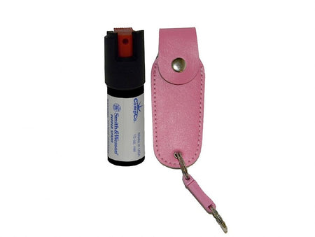 Smith & Wesson Pink OC Pepper Spray 1203P 0.50 oz Holster and Key Chain