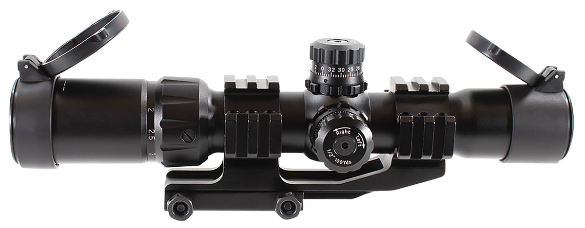 Aim Sports Recon CQB 1.5-4x 30mm 30mm Tube Illuminated Circle Dot Scope