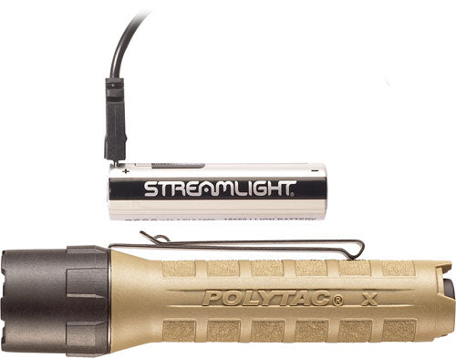 Streamlight Poly-Tac X USB Rechargeable Light Coyote Brown