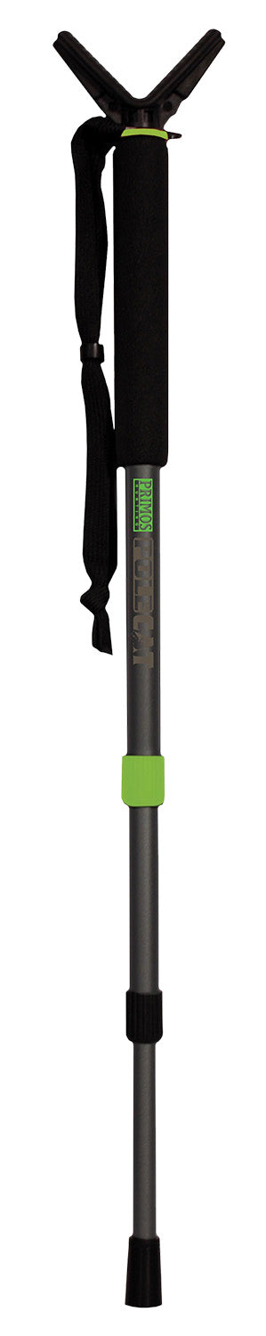 Primos Pole Cat Short Monopod Shooting Stick, Aluminum, Black, 16"-38"