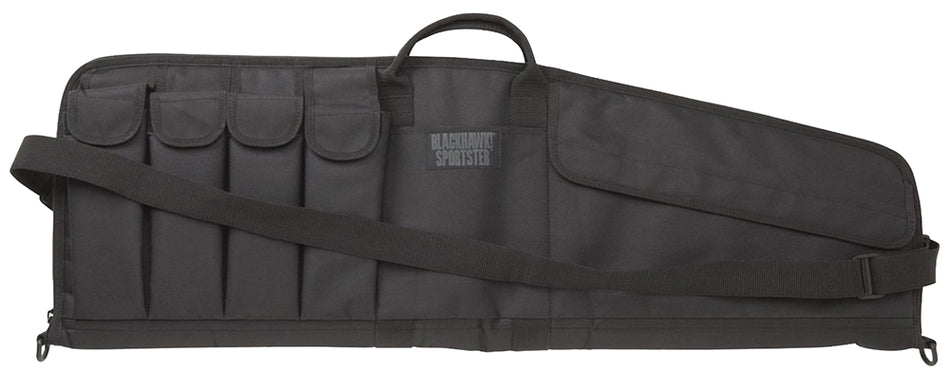 Blackhawk 74SG36BK Tactical Carbine Case 36" Black PVC Laminate Polyester Lockable Dual-Density Foam