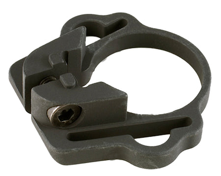 Mission First Tactical OPSM AR-15 Single Point Sling Mount Matte Black Aluminum 1.25" Webbing