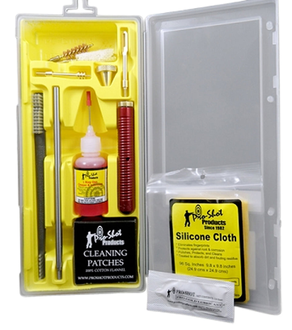 Pro-Shot P4010KIT .40 Cal / 10mm Pistol Classic Box Kit in Yellow Plastic Case