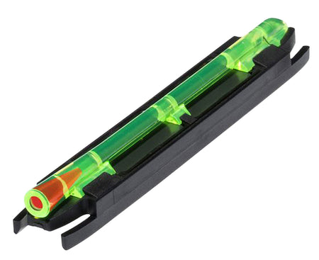 HiViz M300 Narrow Magnetic Front Sight for Shotguns with Green and Red Fiber Optic LitePipes