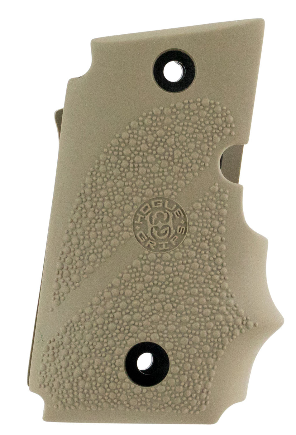 Hogue 98083 Sig P938 Ambidextrous Safety Rubber Grip Flat Dark Earth with Finger Grooves