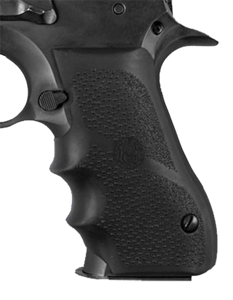 Hogue 76000 Magnum Research Baby Eagle Rubber Grip Black with Finger Grooves