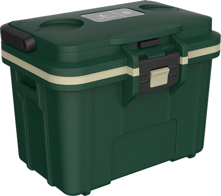 Pelican 8Qt Cooler Hunter Green Tan with Ice Pack