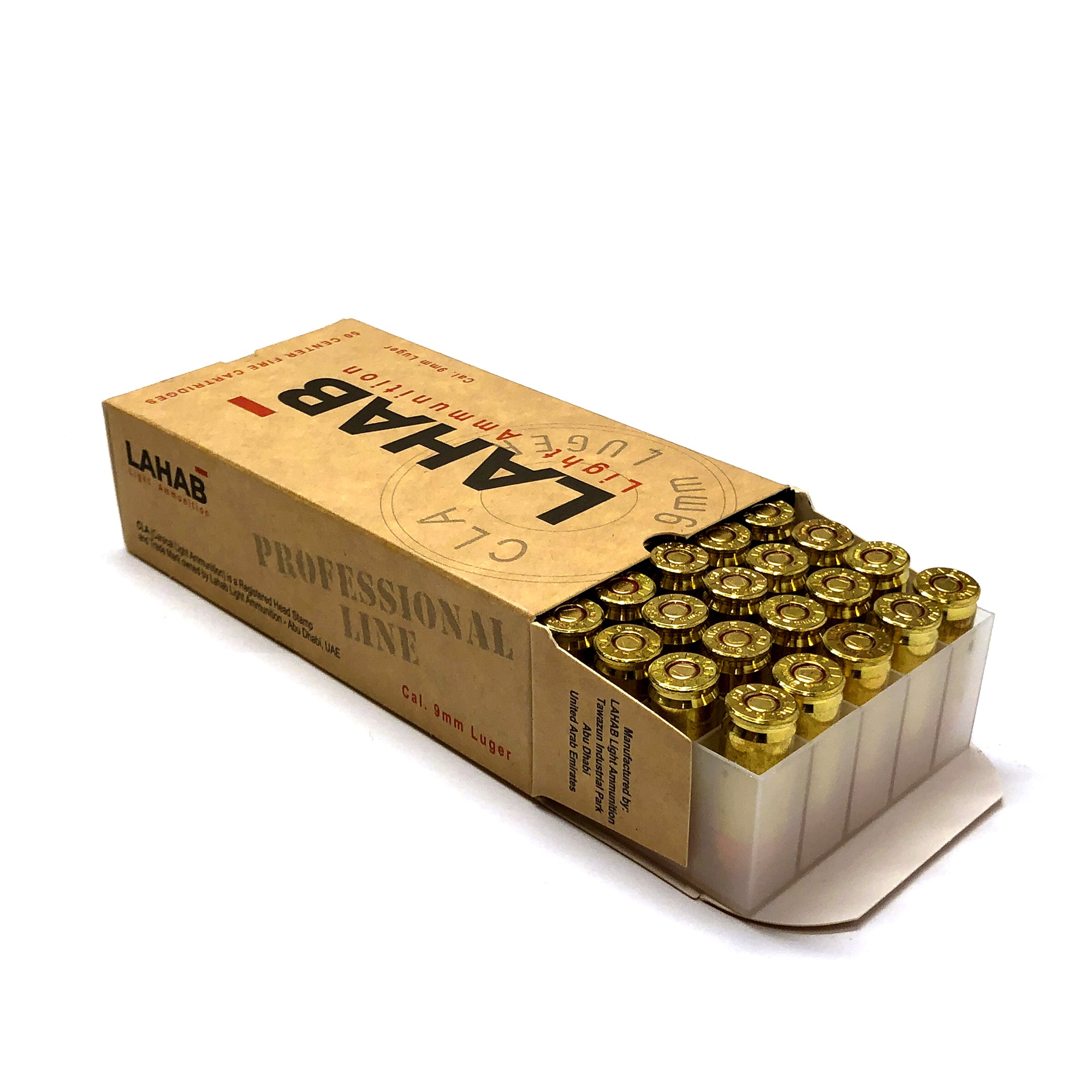 Lahab 9mm NATO 124 Grain Full Metal Jacket(FMJ)