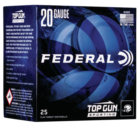 Federal 20 Gauge TGS2248 Top Gun Sporting 2.75" 7/8oz 8 Shot