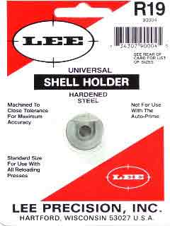 Lee Universal Shell Holder R-19 – Fits 9mm Luger, .38 ACP, and .40 S&W