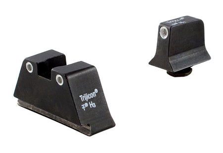 Trijicon Suppressor Height Night Sights 600649 White Outline Three-Dot Set for Glock 17/17L/19