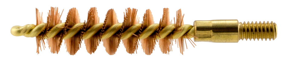 Pro-Shot .38/.357/.380/9mm Pistol Bore Brush Bronze Bristles #8-32 Thread Brass Core