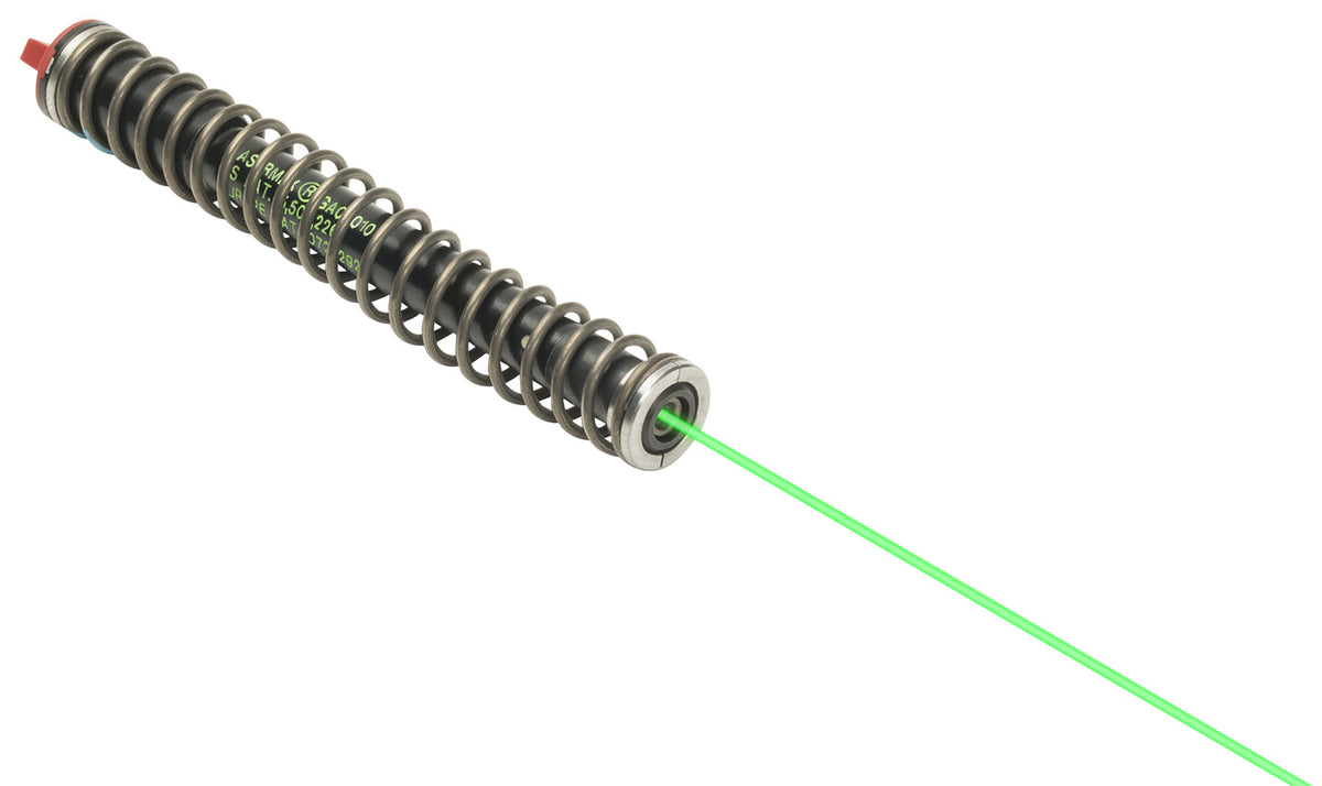 LaserMax LMS1141G Green Guide Rod Laser Sight Glock 17/22/31/37 Gen1-3 Black