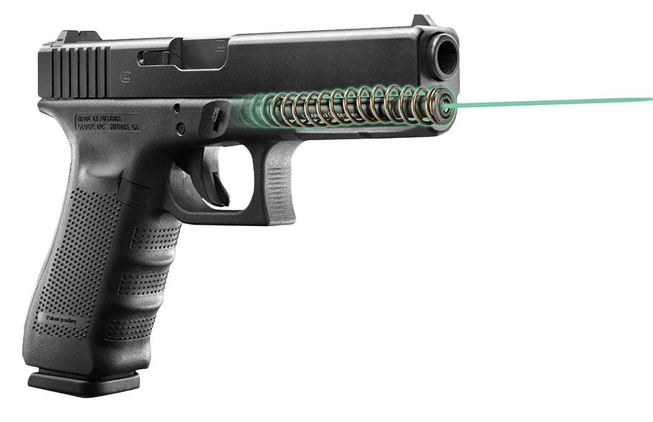 LaserMax LMSG417G Green Guide Rod Laser Sight Glock 17/34 Gen4 Black