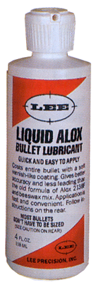 Lee Liquid Alox 4oz Bullet Lubricant for Cast Bullets