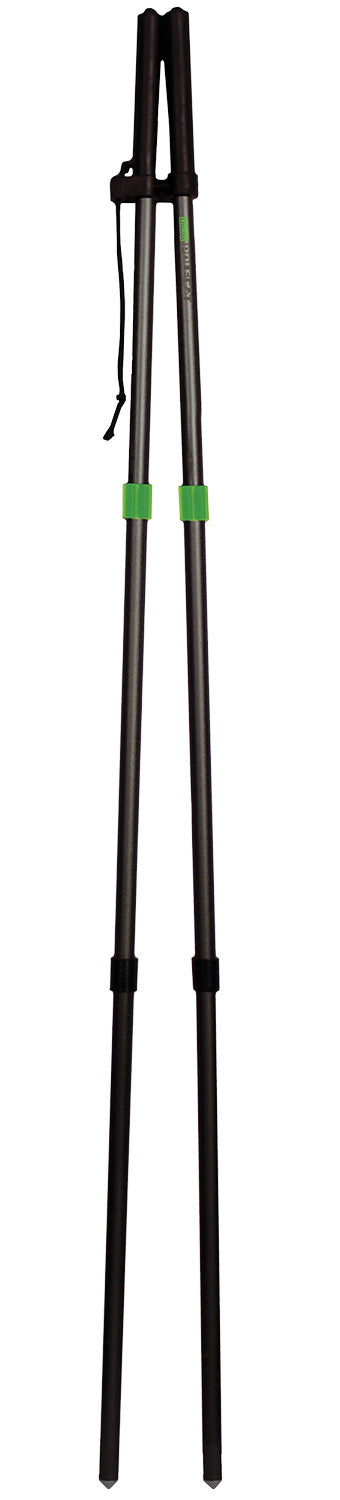 Primos Steady-Stix Magnum Cross-Stick Shooting Rest, Black Metal, 15"-40"