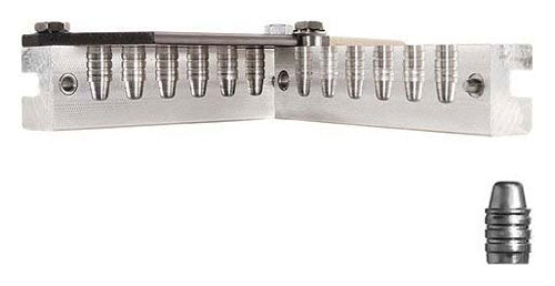 Lee .358 158gr Flat Nose Six Cavity Bullet Mold No Handles