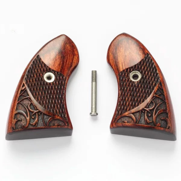 NAA Engraved Rosewood Boot Grip Fits 22LR and 22 Short Models