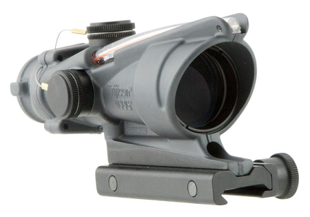 Trijicon 100308 ACOG 4x32mm Compact Riflescope Sniper Gray Illuminated Red Chevron .223/5.56 BDC Reticle