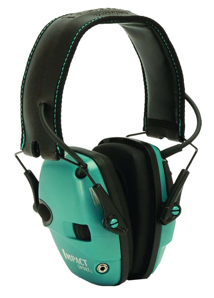 Howard Leight Impact Sport R02521 22 dB Electronic Hearing Muffs Black/Teal Adult